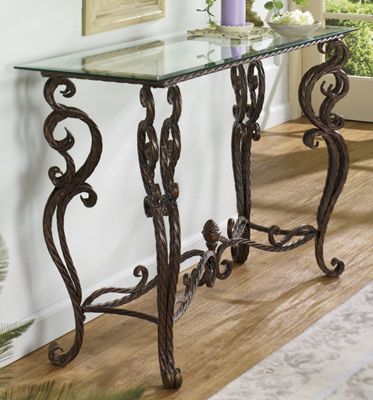 Oliverio Scrolled Console