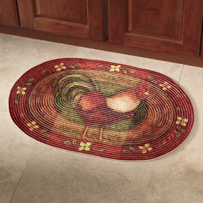 Rooster Braided Rug