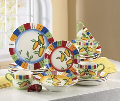 Dinnerware Festive Pepper 16 Piece Set