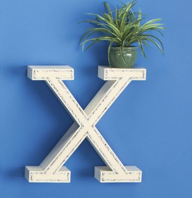 Wall Shelf X Shaped