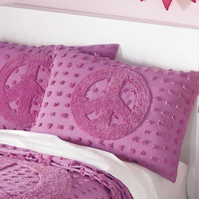 Peace Chenille Sham