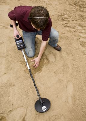 Gold Digger Metal Detector with Headphones by First Texas