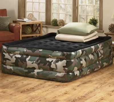 Limited Edition Raised Queen Camo Airbed