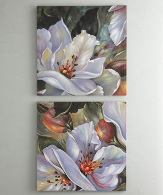 Set Of 2 Grand Floral Prints
