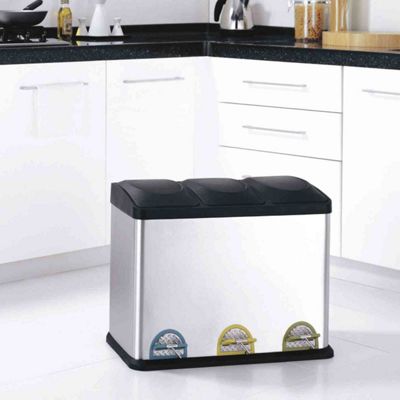 Step On Recycle 3 Bins