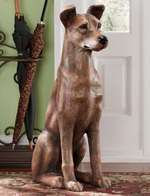 Manfred Dog Statue