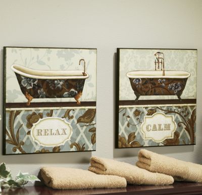 Bath Bliss Prints Set Of 2