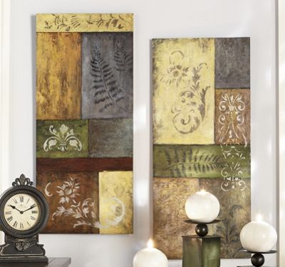 Meadow Lark Wall Plaques Set Of 2