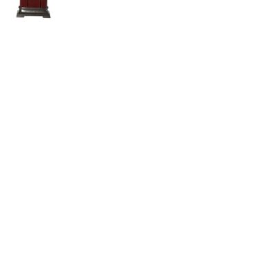 Glazed Burgundy Table Lamp