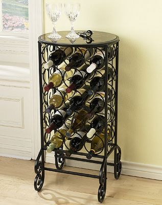 Wine Table Glass Top