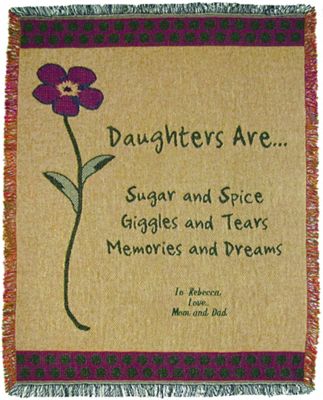 Throw Daughters Personalized