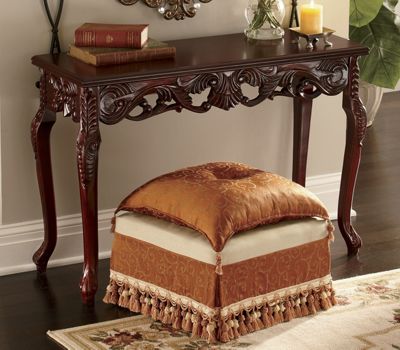 Console Table Carved
