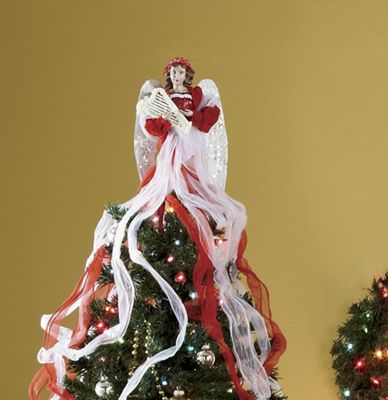 Tree Topper Ribbon Angel