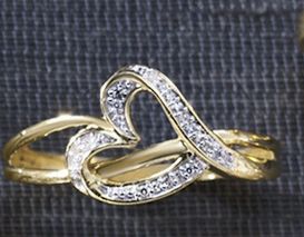Ring Diamond Heart