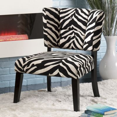 Zebra Accent Chair