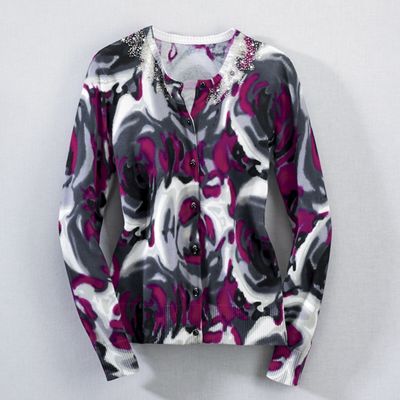 Cardigan Winterberry Swirl