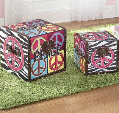 Peace Trunks Set Of 2