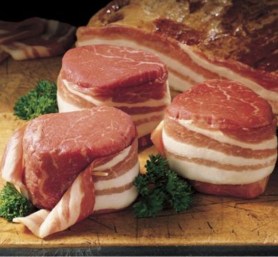Bacon Wrapped Filets Mignons