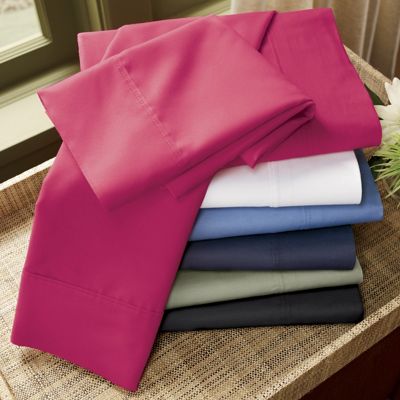 250 thread Count Cotton Blend Percale Sheet Set
