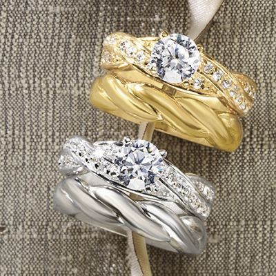 Round Twist Bridal Set