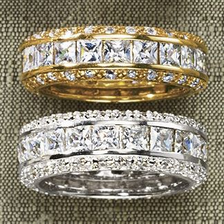 Round square Eternity Anniversary Band