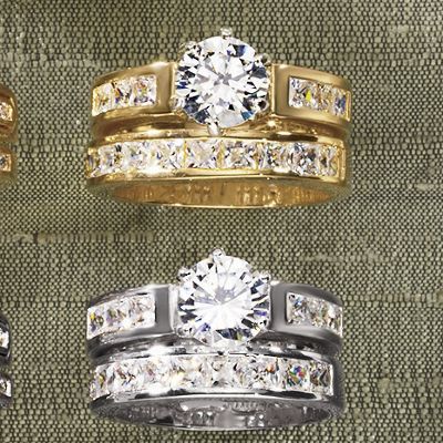 Round Channel Bridal Set x