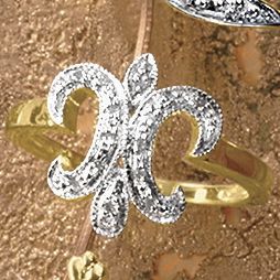 Fleur de lis Ring