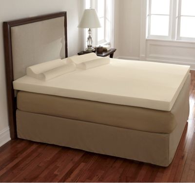 4 Memory Foam Topper With Pillows