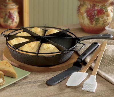 Pre seasoned 5 pc Cornbread scone Set