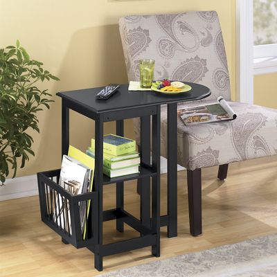 drop leaf magazine table
