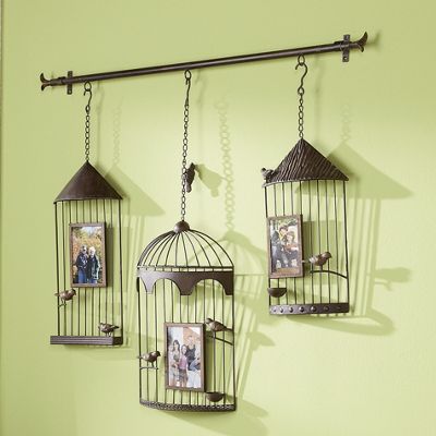 birdcage wall hanging
