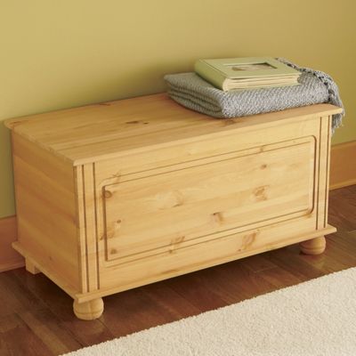 Solid Pine Storage Bench