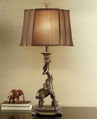 sensitive jungle giant elephant lamp