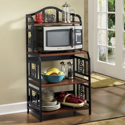 coffee cup microwave cart