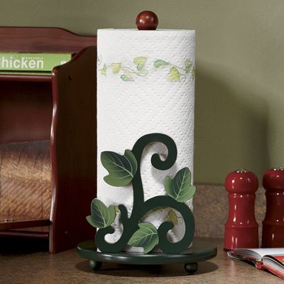 Green Leaf Paper Towel Holder