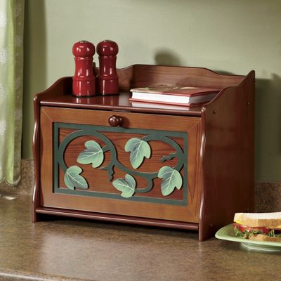 Green Leaf Bread Box