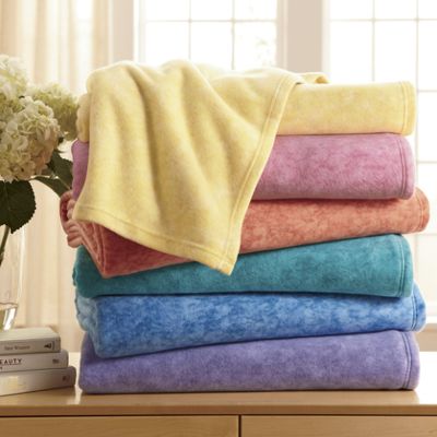 Comfort Creek Fiesta Plush Blankets By Montgomery Ward
