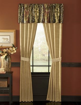 serengeti jacquard valance panel pair
