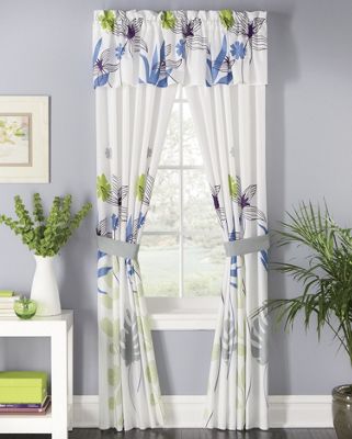 kami valance and panel pair