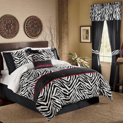congo bed set valance panel pair