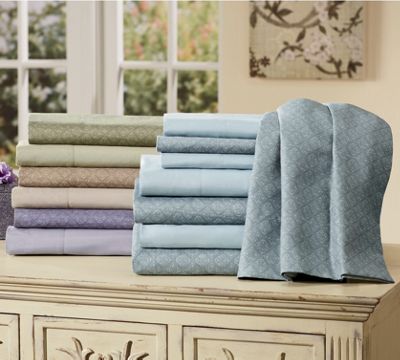 2 pack Microfiber Eileen Sheet Sets Solid And Patterned