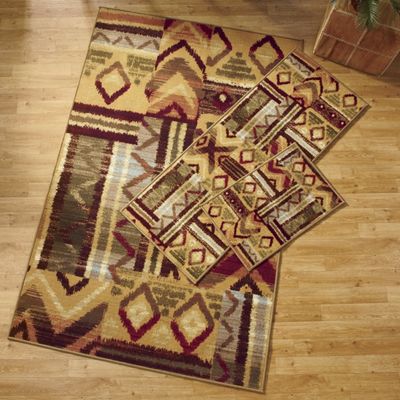 Southwest 3 pc Rug Set