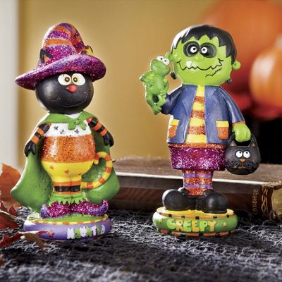 Set Of 2 Of Halloween Critters