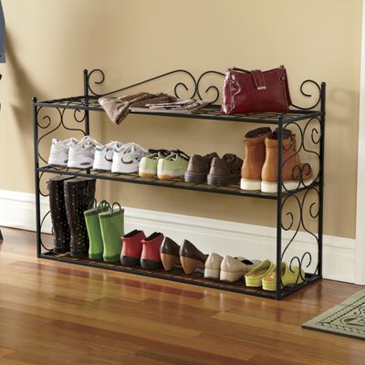 Scroll Shoe Rack