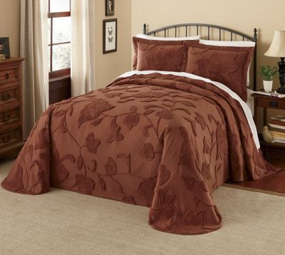 Ginnys Brand Harmony Chenille Bedspread And Sham