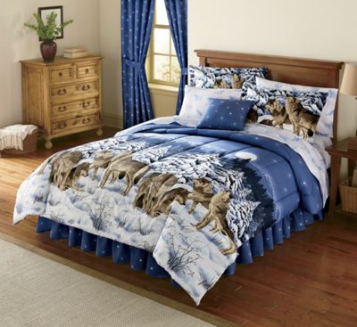 Wildlife Bed Set And Window Treatments