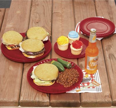 Melamine Dinner and Salad Plates