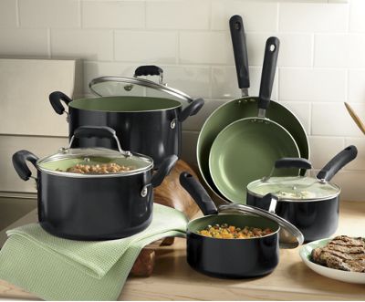 Ginnys 10 pc Nonstick Cookware Set