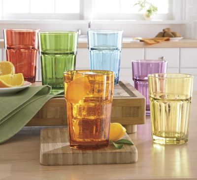 Set Of 6 Assorted Hi ball Glasses