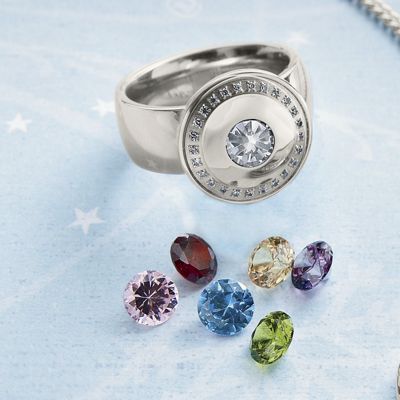 Interchangeable Crystal Ring